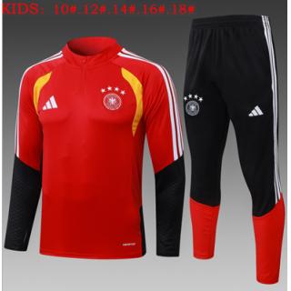 Chándal Alemania 2026 (Red Half Zip) - NIÑOS